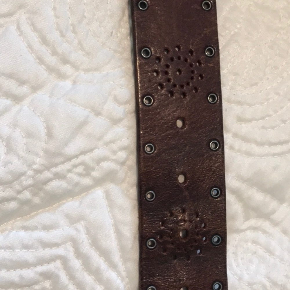 American Eagle Brown leather belt small excellent - Picture 7 of 7